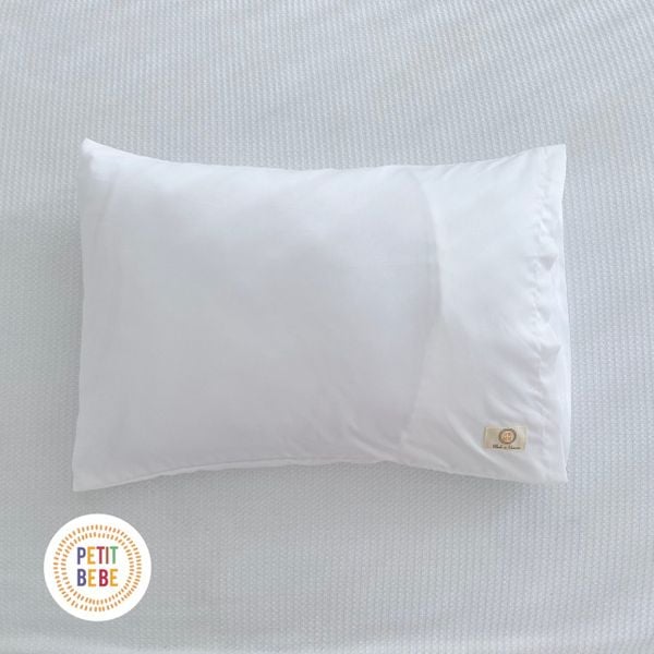  Gối nằm Tencel 60s Trắng cho bé mẫu giáo tiểu học 