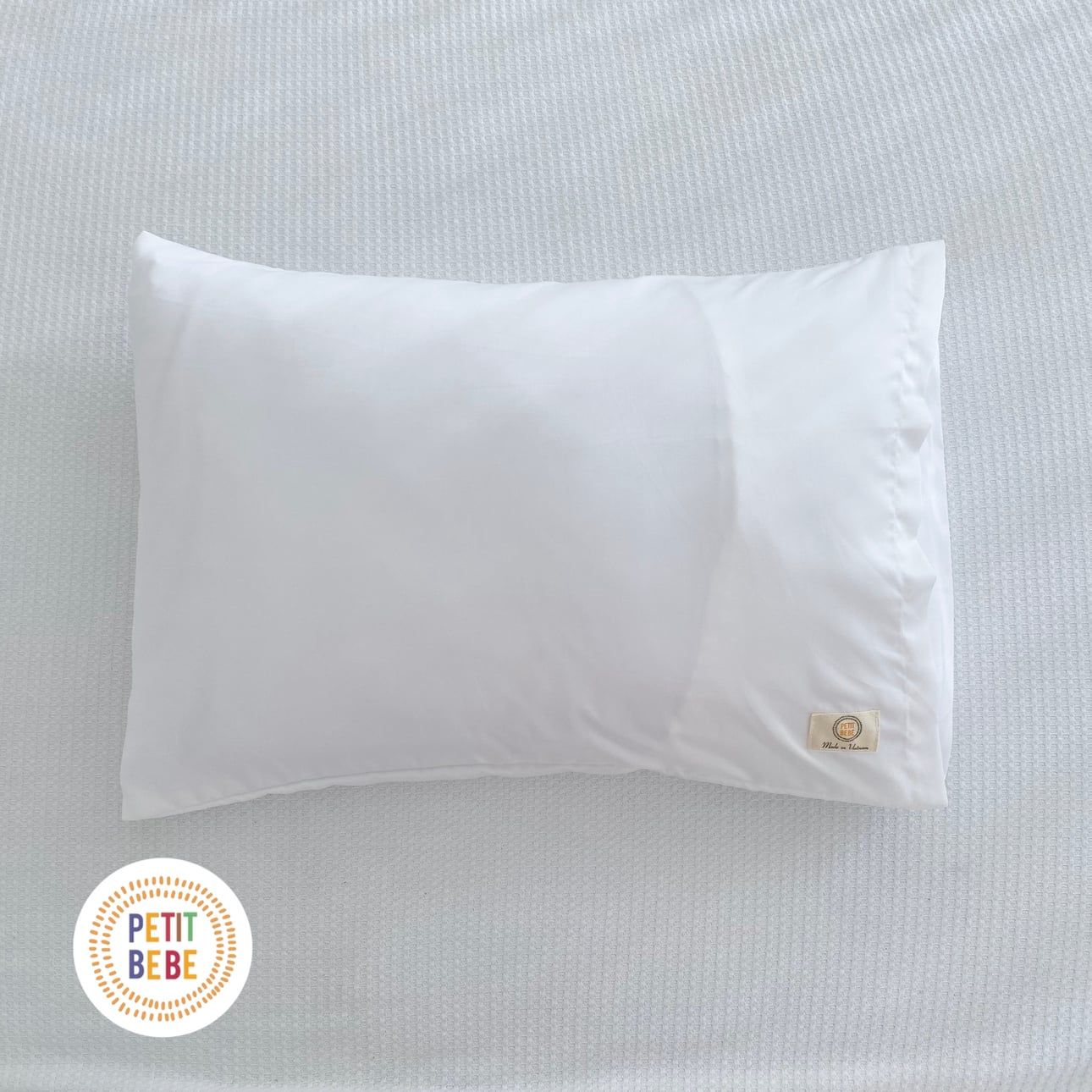  Gối nằm Tencel 60s Trắng cho bé mẫu giáo tiểu học 