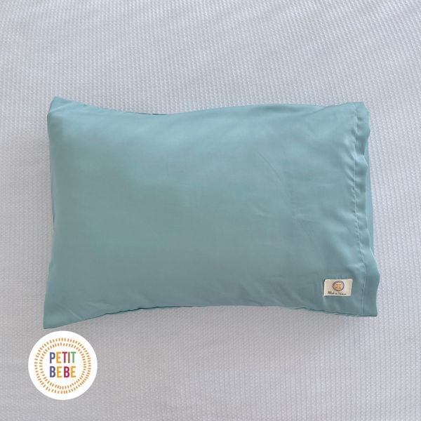  Gối nằm Tencel 60s Xanh cho bé mẫu giáo tiểu học 