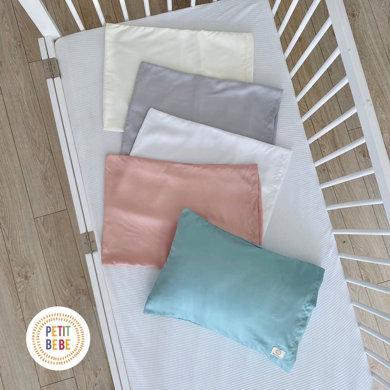  Gối nằm Tencel 60s Xám cho bé mẫu giáo tiểu học 