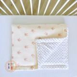  Chăn chần bông muslin cho bé 100x120cm 