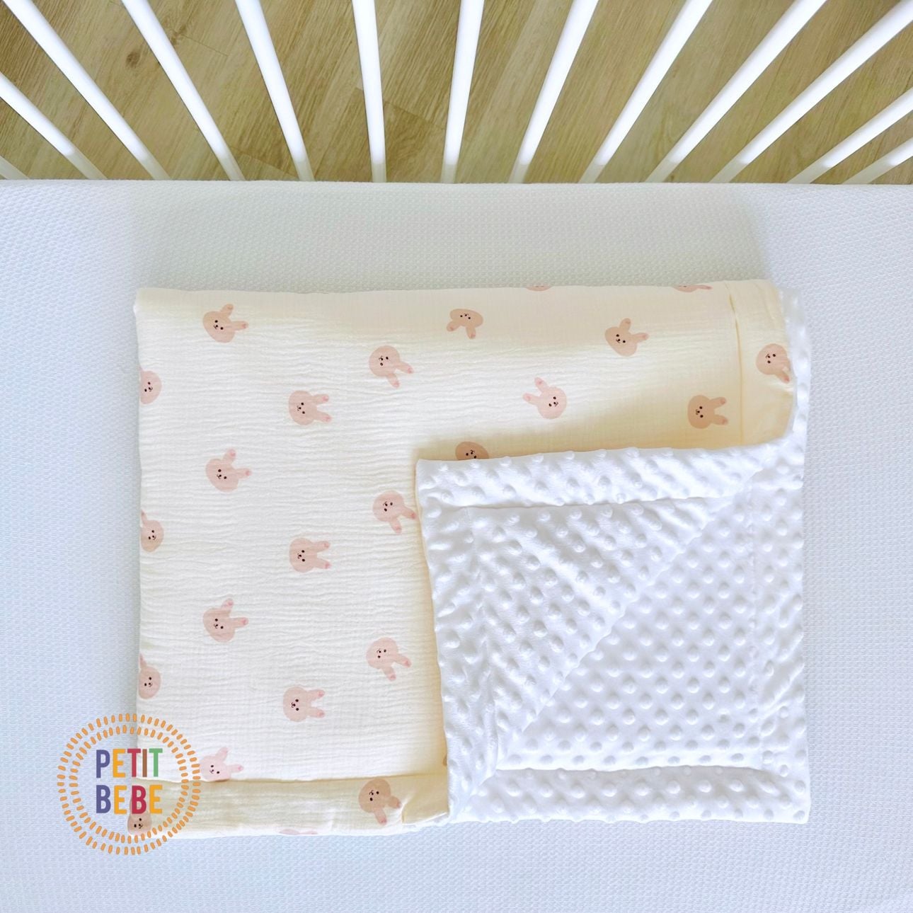  Chăn chần bông muslin cho bé 100x120cm 