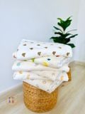  Chăn chần bông muslin cho bé 100x120cm 