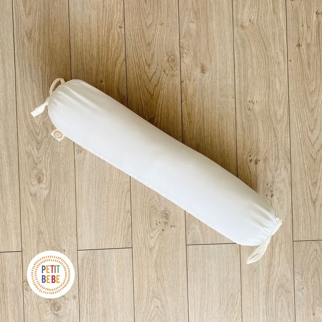  Gối ôm Tencel 60s màu kem dài 80cm 