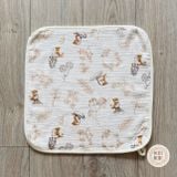  Khăn mặt kích thước lớn 30x30cm cho bé Petit Bebe 