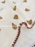 Chăn đa năng Gấu Con muslin 4 lớp 
