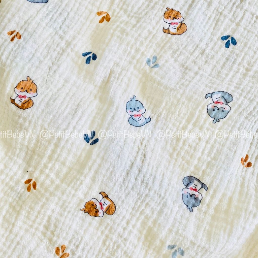  Khăn tắm 100x100cm cho bé Petit Bebe 