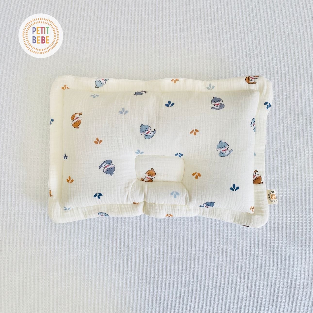 Gối lõm chữ nhật hoạ tiết 