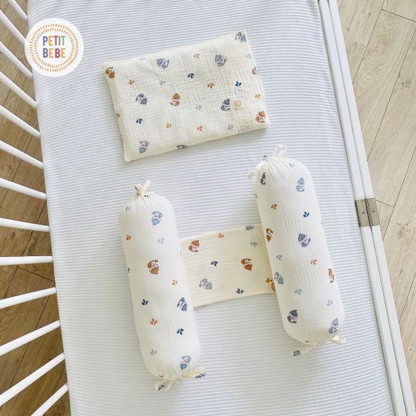  Gối mỏng Bé Na lót đầu sơ sinh 