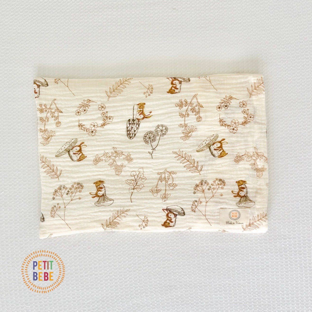  Gối mỏng Sóc Nâu lót đầu sơ sinh 