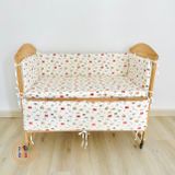  Bộ 4 tấm quây cũi cho bé PETIT BEBE vải muslin 