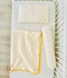  Gối ôm muslin Chấm Nhỏ dài 60cm 