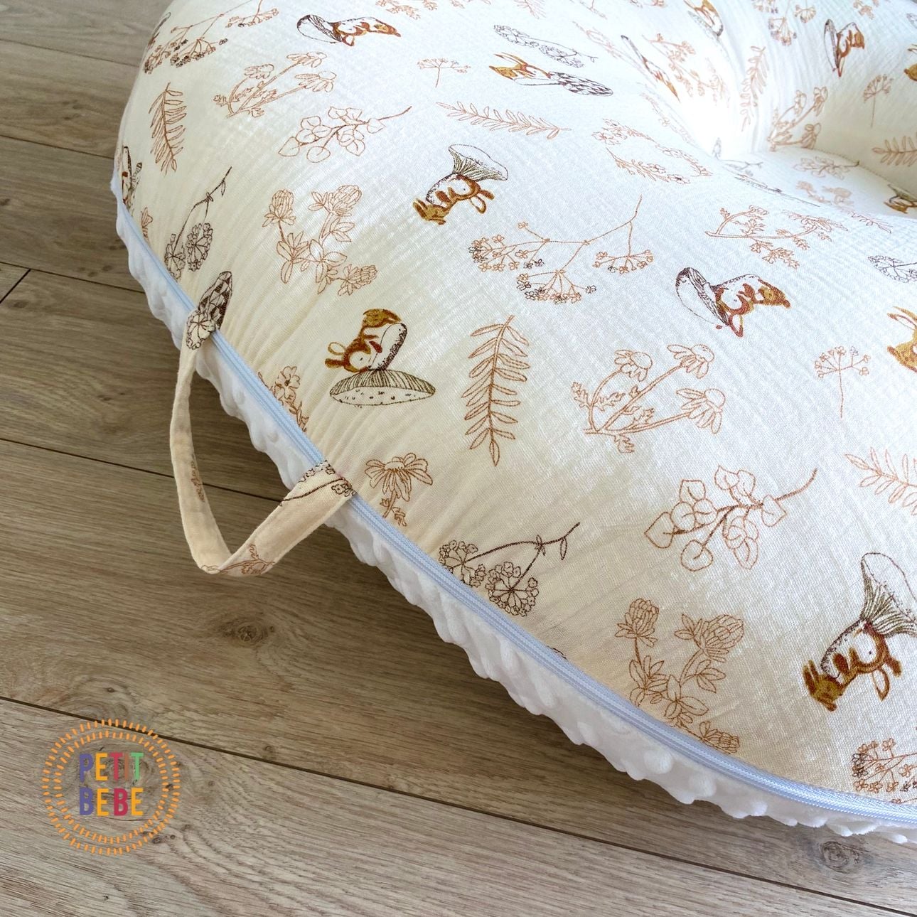  Gối chống trào Sóc Nâu muslin 