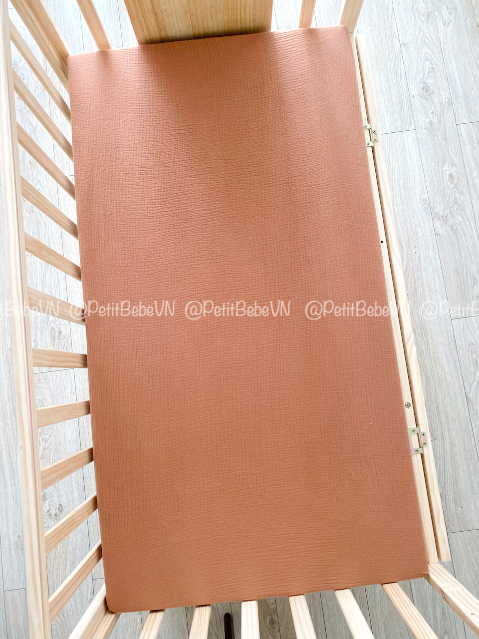  Ga bọc nệm 62x114cm muslin trơn 