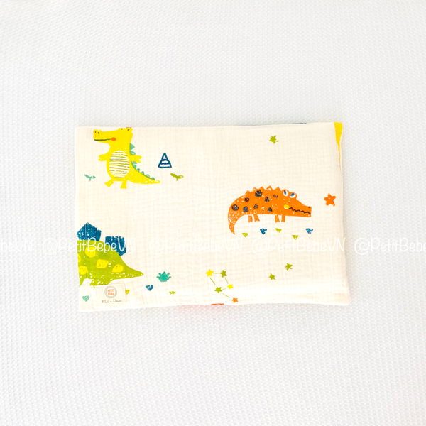  Gối mỏng Khủng Long lót đầu sơ sinh 