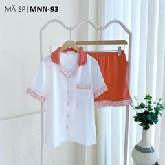 Đồ bộ mặc nhà, đồ ngủ, Pijama nữ Lụa TNQN Satino - Karen Peach