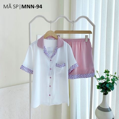 Đồ bộ mặc nhà, đồ ngủ, Pijama nữ Lụa TNQN Satino - Karen Lilac