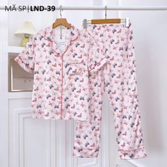 Pijama Lụa latin mềm mại, sang trọng Satino TNQD - Twinky Pink