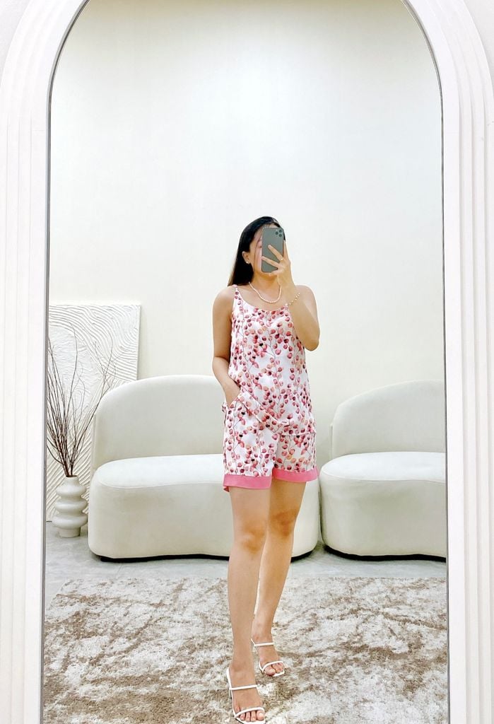 Đồ mặc nhà, đồ ngủ, Pijama nữ Lụa 2 dây Satino - Soyu Pink