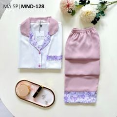 Đồ bộ mặc nhà, đồ ngủ, Pijama nữ Lụa TNQD Satino - Lavender Lilac