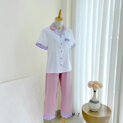 Đồ bộ mặc nhà, đồ ngủ, Pijama nữ Lụa TNQD Satino - Lavender Lilac