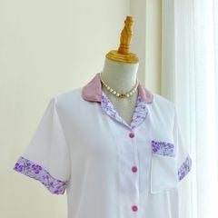 Đồ bộ mặc nhà, đồ ngủ, Pijama nữ Lụa TNQD Satino - Lavender Lilac
