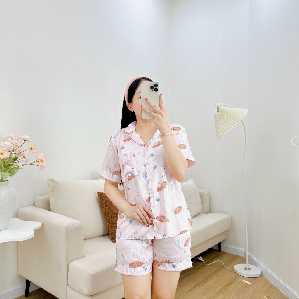 Pijama Lụa  Latin Satino TNQN - Dobby Dusk Pink