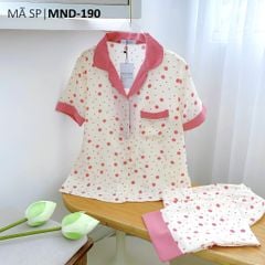 Pijama lụa mango mềm mại, không nhăn Satino TNQD - Polka Pink