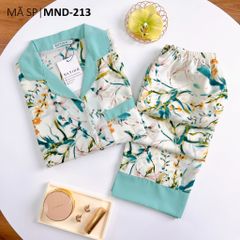 Pijama lụa mango mềm mại, không nhăn Satino TNQD - Jimmy Mint