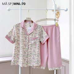 Pijama lụa mango mềm mại, không nhăn Satino TNQL - Dorie Lilac