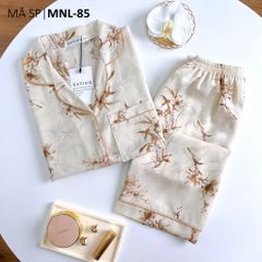 Pijama lụa mango mềm mại, không nhăn Satino TNQL - Bamboo Nude