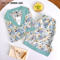 Pijama lụa mango mềm mại, không nhăn Satino TNQN - Jisoo Mint