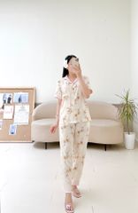 Pijama lụa mango mềm mại, không nhăn Satino TNQD - Bamboo Nude