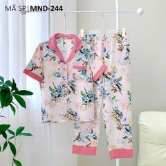 Pijama lụa mango mềm mại, không nhăn Satino TNQD - Orchid Pink