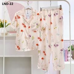 Pijama Lụa latin mềm mại, sang trọng Satino TNQD - Hansel Beige