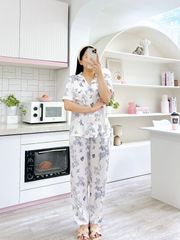 Pijama Lụa latin mềm mại, sang trọng Satino TNQD - Micha Ivory