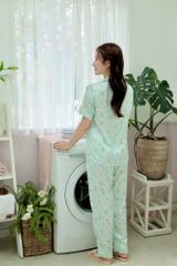 Pijama Lụa latin mềm mại, sang trọng Satino TNQD - Selby Mint