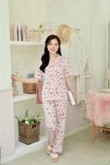 Pijama Lụa latin mềm mại, sang trọng Satino TNQD - Twinky Pink