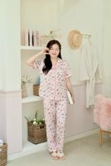 Pijama Lụa latin mềm mại, sang trọng Satino TNQD - Twinky Pink