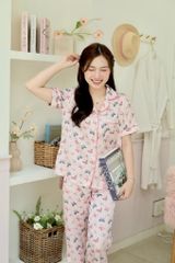 Pijama Lụa latin mềm mại, sang trọng Satino TNQD - Twinky Pink