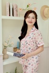 Pijama Lụa latin mềm mại, sang trọng Satino TNQD - Twinky Pink