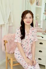 Pijama Lụa latin mềm mại, sang trọng Satino TNQD - Twinky Pink