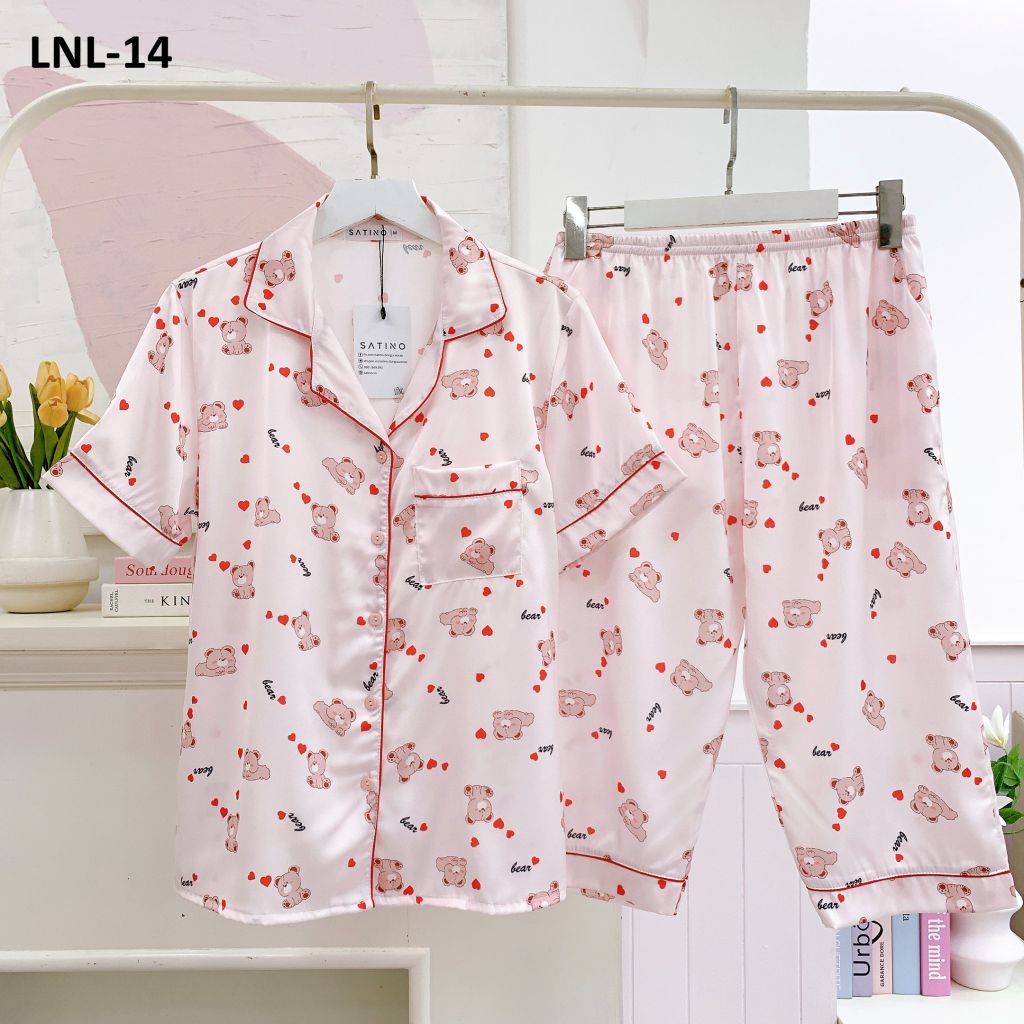 Pijama Lụa latin mềm mại, sang trọng Satino TNQL - Bae Light Pink
