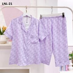 Pijama Lụa latin mềm mại, sang trọng Satino TNQL - Lux Lilac