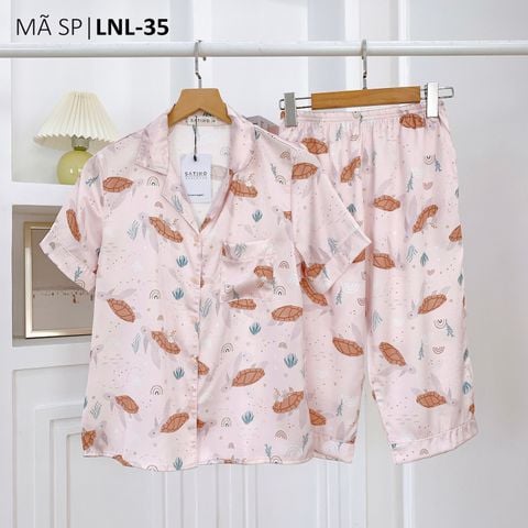 Pijama Lụa latin mềm mại, sang trọng Satino TNQL - Dobby Dusk Pink