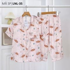 Pijama Lụa latin mềm mại, sang trọng Satino TNQL - Dobby Dusk Pink