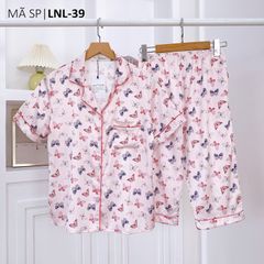 Pijama Lụa latin mềm mại, sang trọng Satino TNQL - Twinky Pink