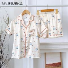Pijama Lụa  Latin Satino TNQN - Ted Cream