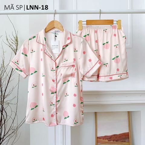 Pijama Lụa latin mềm mại Satino TNQN - Peaches Light Pink