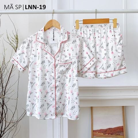 Pijama Lụa latin mềm mại Satino TNQN - Judy White